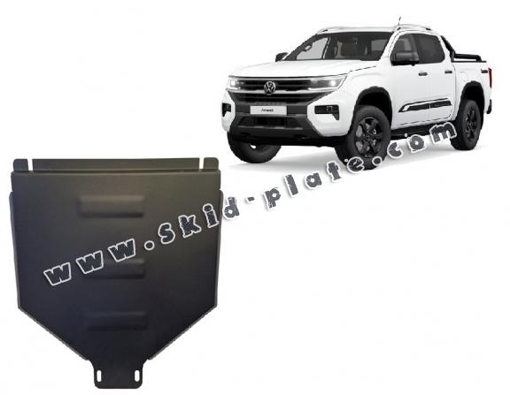 Steel automatic gearbox skid plate for Volkswagen Amarok 2 