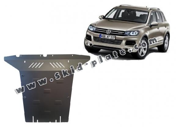 Steel skid plate for VW Touareg 7P
