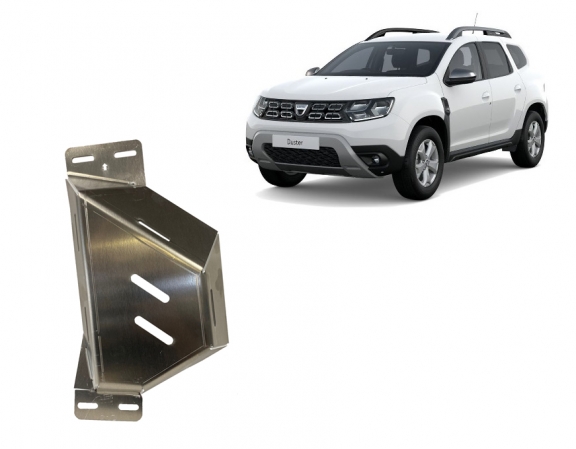 Aluminium EGR valve skid plate  for Dacia Duster 