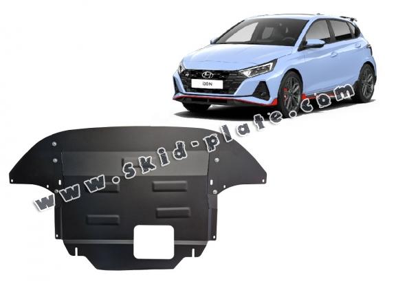 Steel skid plate for Hyundai i20