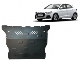 Steel skid plate for Audi A1