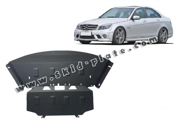 Steel skid plate for Mercedes C-Class W204