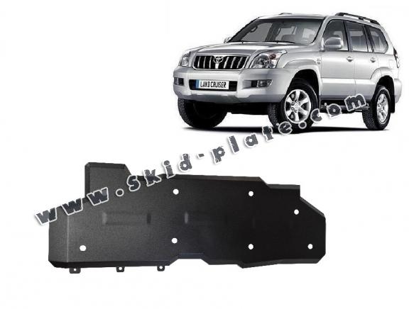 Steel fuel tank skid plate  for Toyota Land Cruiser J120 - for 5 doors model