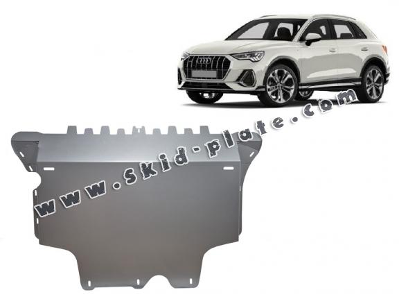 Aluminum skid plate for Audi Q3