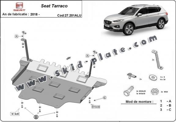 Aluminumskid plate for Seat Tarraco