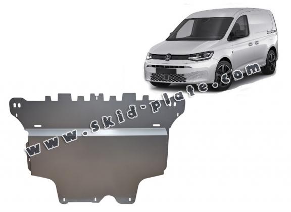 Aluminum skid plate for VW Caddy
