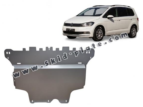 Aluminum skid plate for VW Touran