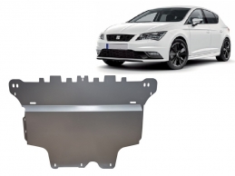 Aluminum sump guard for Seat Leon Mk3 5F