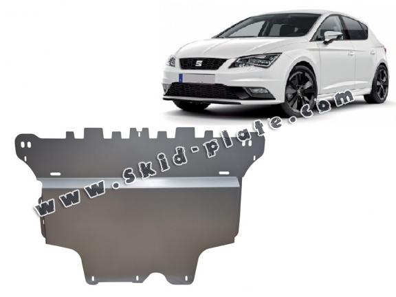 Aluminum sump guard for Seat Leon Mk3 5F
