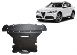 Steel skid plate for Alfa Romeo Stelvio
