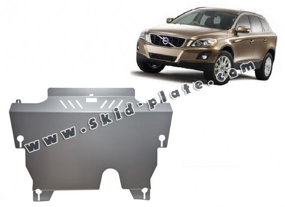 Aluminum skid plate for the protection of the engine and the gearbox for Volvo XC60