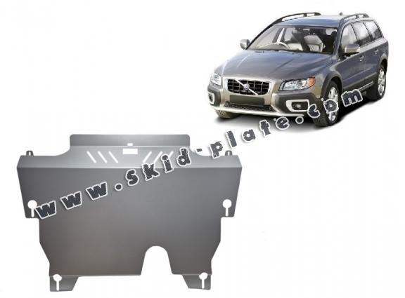 Aluminum skid plate for the protection of the engine and the gearbox for Volvo XC70