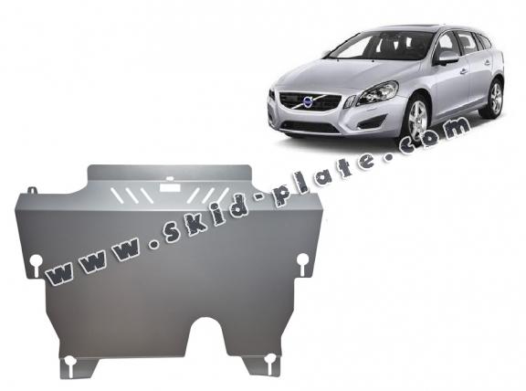 Aluminum skid plate for Volvo V60