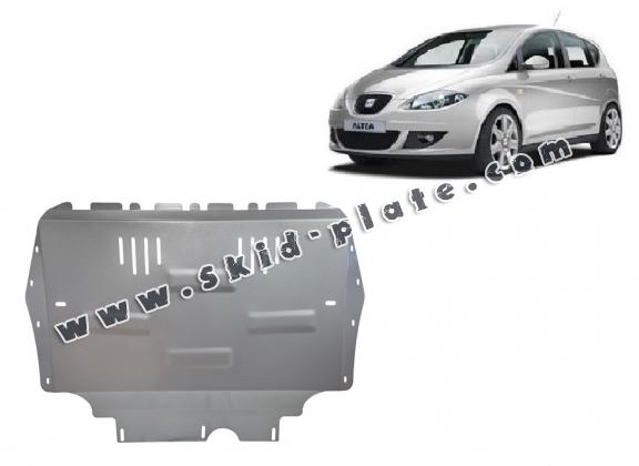 Aluminum skid plate for Seat Altea