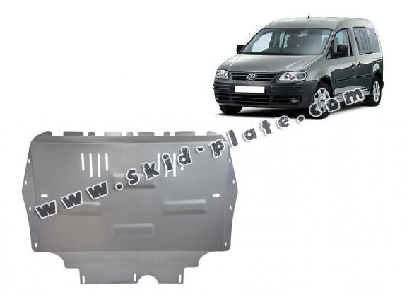 Aluminum skid plate for VW Caddy