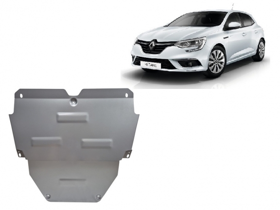 Aluminum skid plate for Renault Megane IV