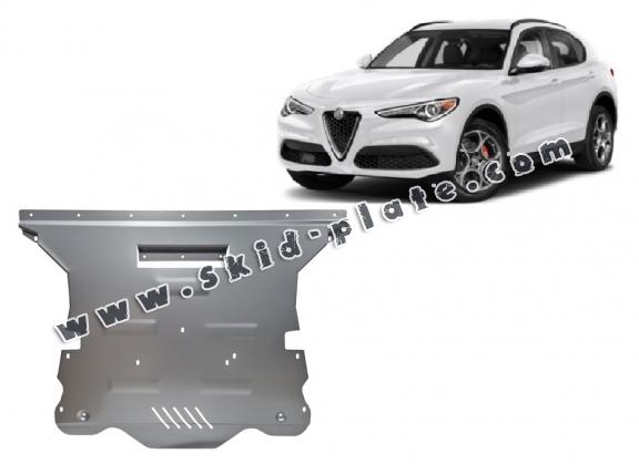 Aluminium skid plate for Alfa Romeo Stelvio