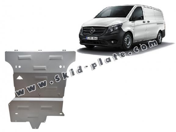 Aluminum skid plate for Mercedes Viano W447