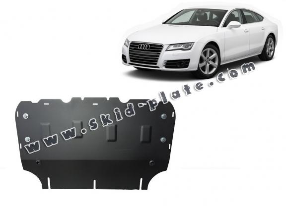 Steel skid plate for Audi A7