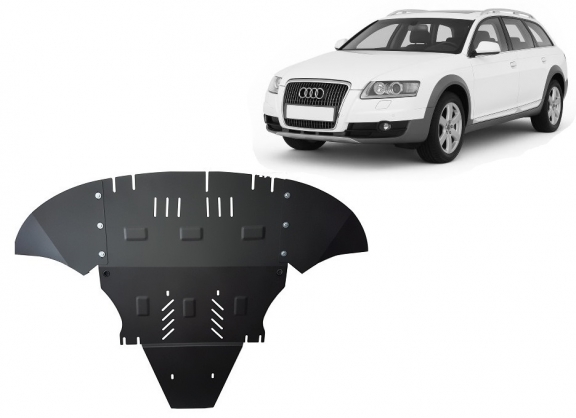 Steel skid plate for Audi A6 Allroad 2 - avec latéraux