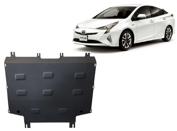 Steel skid plate for Toyota Prius