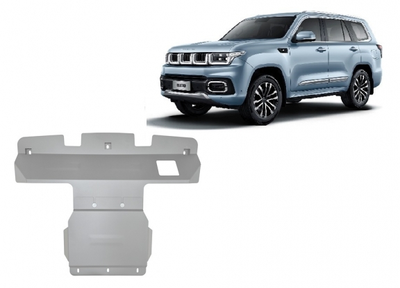 Aluminum skid plate for Baic Beijing BJ60