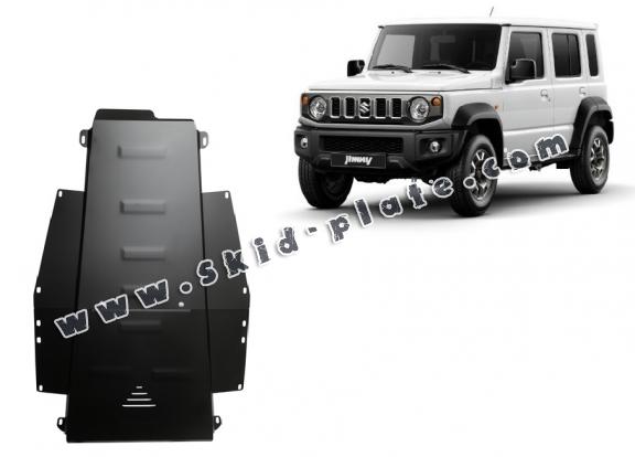 Steel transfer case skid plate for Suzuki Jimny - 5-door model