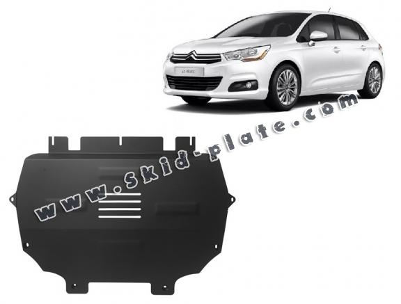 Steel skid plate for Citroen C4