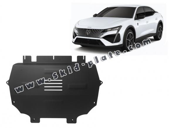 Steel skid plate for Peugeot 408