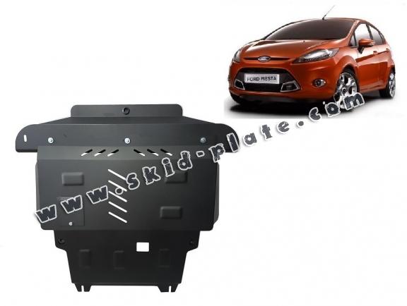 Steel skid plate for Ford Fiesta