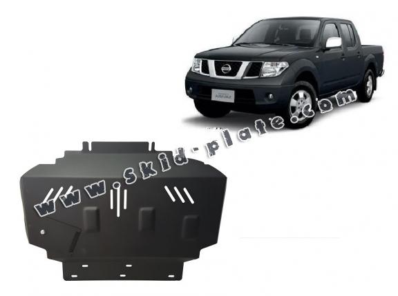 Steel skid plate for Nissan Navara