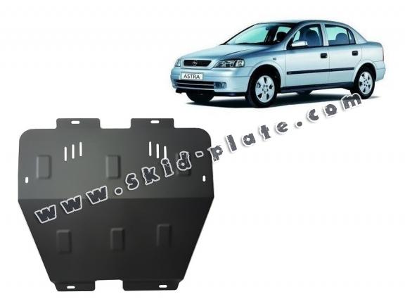 Steel skid plate for Opel Astra G