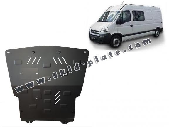 Steel skid plate for Opel Movano