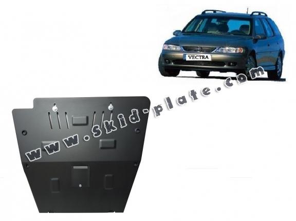 Steel skid plate for Opel Vectra B
