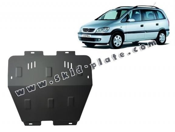 Steel skid plate for Opel Zafira