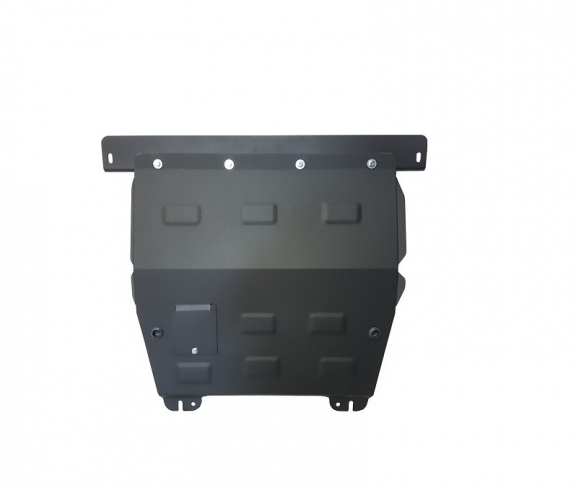 Steel skid plate for the protection of the engine and the gearbox for VW Polo 6n2