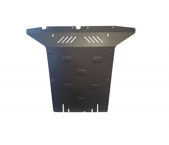 Steel skid plate for Porsche Cayenne