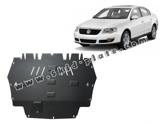 Steel skid plate for VW Passat B6