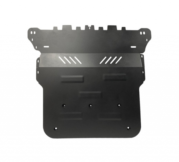Steel skid plate for VW Passat
