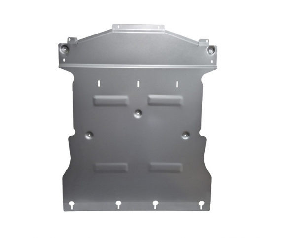 Aluminum skid plate for the protection of the engine and the gearbox for Skoda Enyaq