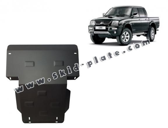 Steel skid plate for Mitsubishi L200