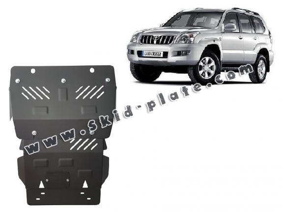 Steel skid plate for Toyota Land Cruiser J120