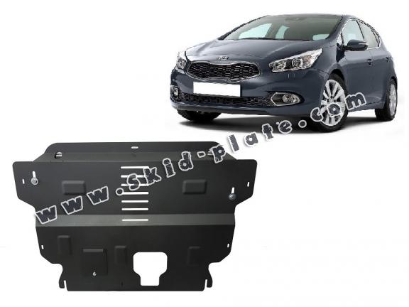 Steel skid plate for the protection of the engine and the gearbox for Kia Ceed
