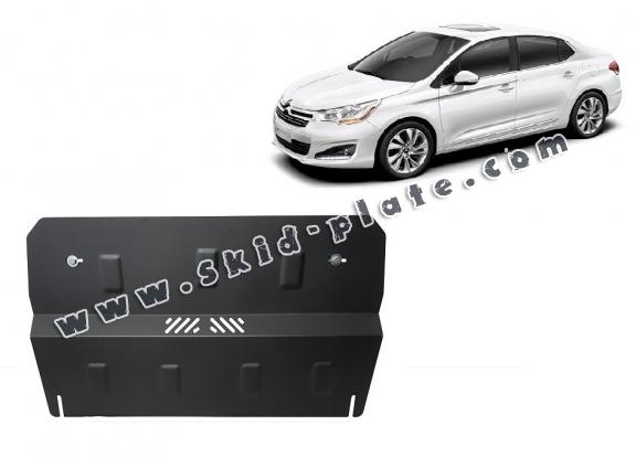 Steel skid plate for the protection of the engine and the gearbox for Citroen C-Elysee