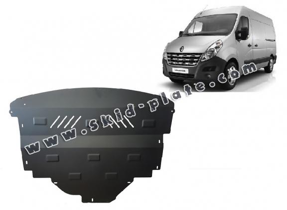 Steel skid plate for Renault Master 3