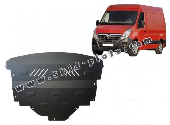 Steel skid plate for Opel Movano