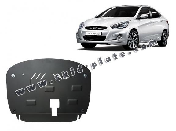 Steel skid plate for Hyundai Solaris