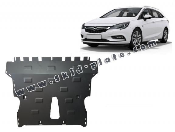 Steel skid plate for Opel Astra K