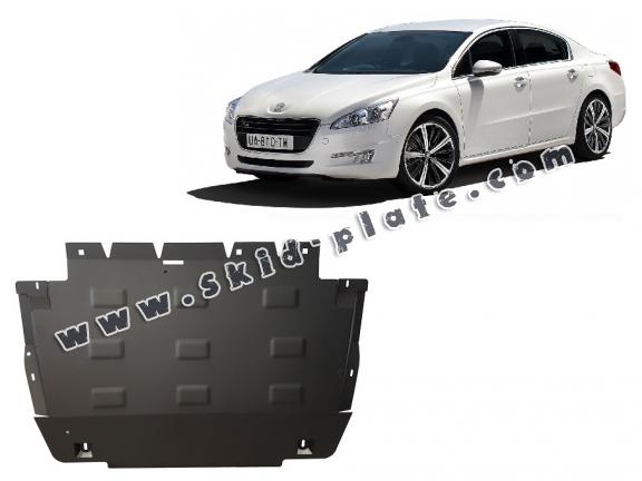 Steel skid plate for Peugeot 508