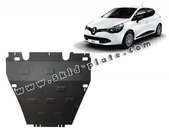 Steel skid plate for the protection of the engine and the gearbox for Renault Clio 4